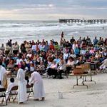 Eastersunrisebeachmass Easter Sunrise Beach Mass