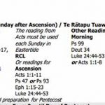 NZ Lectionary 2013