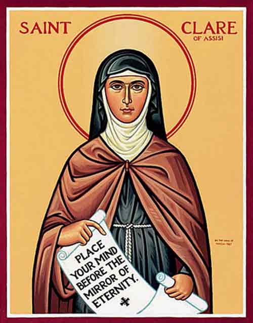 Image result for st clare of assisi