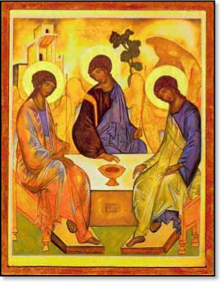 Rublev's icon of the Trinity