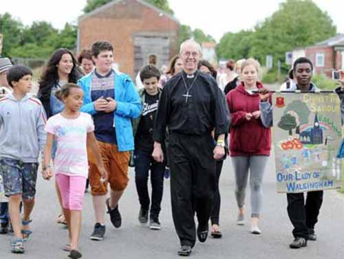 Archbishop Justin Welby and young people