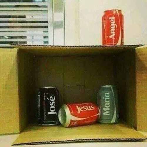 Christmas coke crib