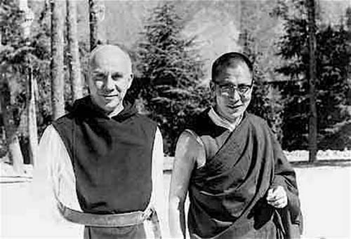 Thomas Merton and the Dalai Lama 1968