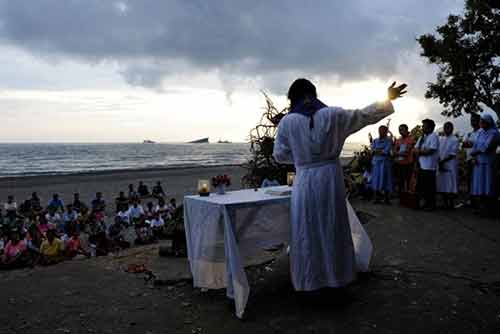 A beach Eucharist