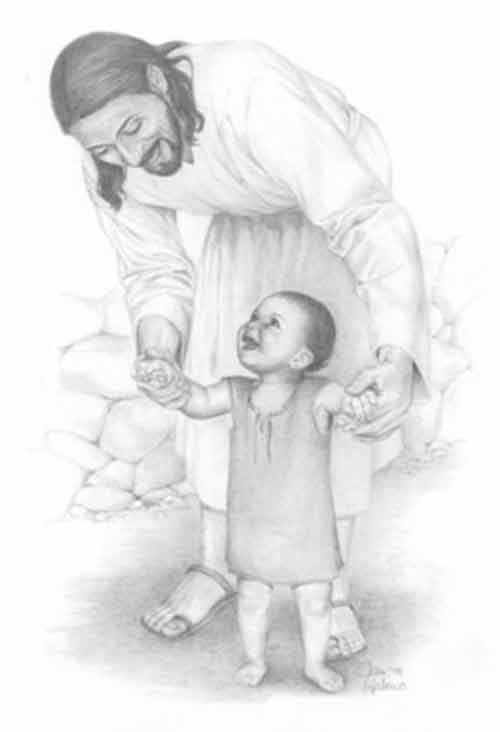 Jesus & toddler