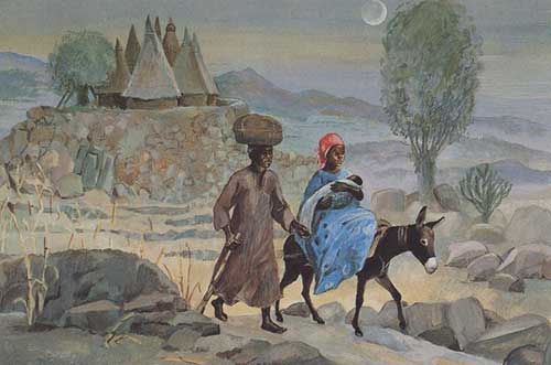 Flight Into Egypt Jesus Mafa