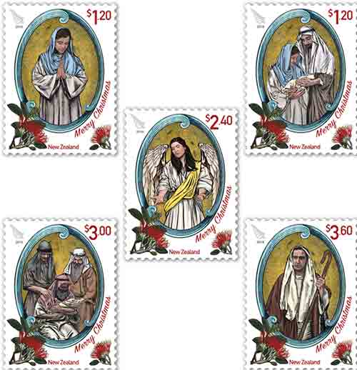 NZ 2018 Christmas Stamps NZ