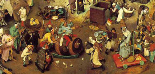 Pieter Bruegel the Elder: The Fight between Carnival and Lent
